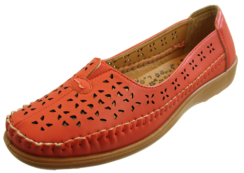 cushion walk flexible comfort ladies shoes